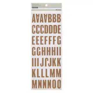 Rose Gold Glitter Alphabet Chipboard Stickers by Recollections™ | Michaels | Michaels Stores