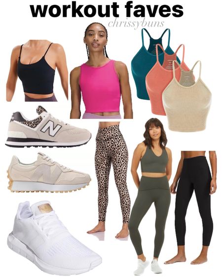 Here’s my workout faves: tops I’m a 6, M/L and got “long crop” in the Amazon tanks. Sneakers: I am normally 7.5/8 so I got an 8 in all. Leggings I’m a M/6 and none are see-through for weightlifting!

#LTKfit #LTKcurves #LTKFind