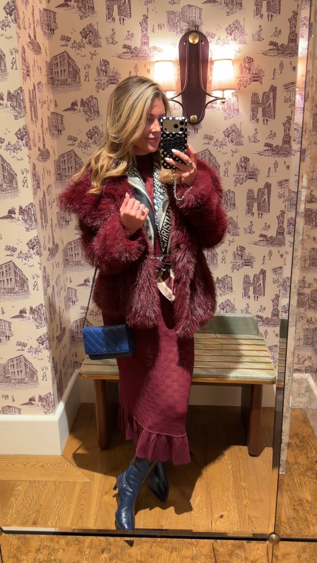 Let’s get ready for the avec Les filles event in New York for NYFW! 
Avec Les filles dress
Dior scarf
Amazon faux fur coat 
Steve Madden navy boots
Chanel purse 

#LTKOver40 #LTKootd #LTKNYFW