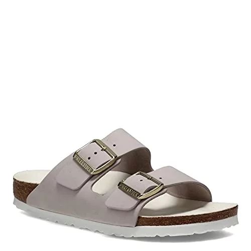 BIRKENSTOCK Unisex Arizona Soft Footbed Dove Gray Nubuck Leather Sandal - 1020877 | Walmart (US)