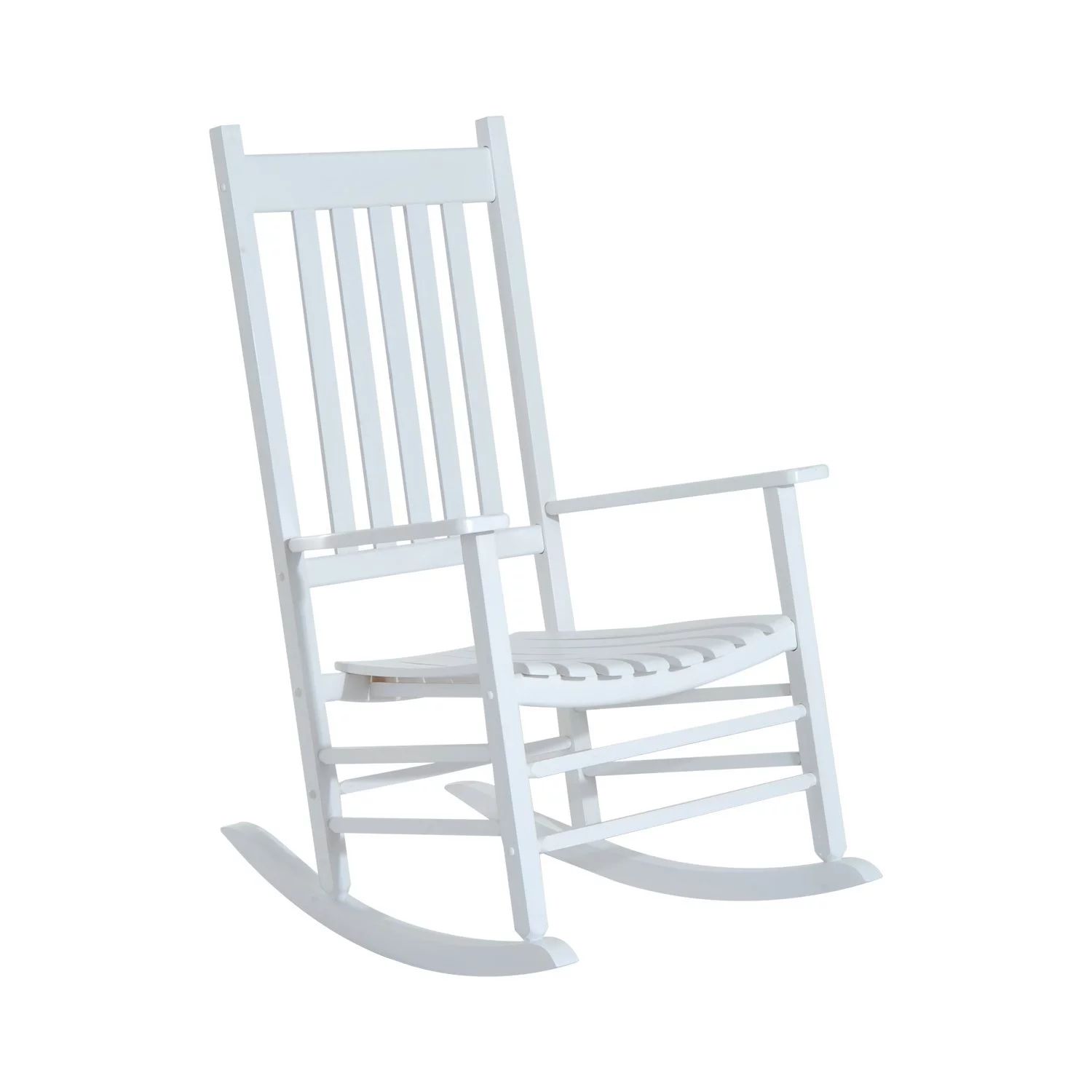 Outsunny Porch Rocking Chair Solid Wood Home Traditional Bench Furniture Outdoor | Walmart (US)