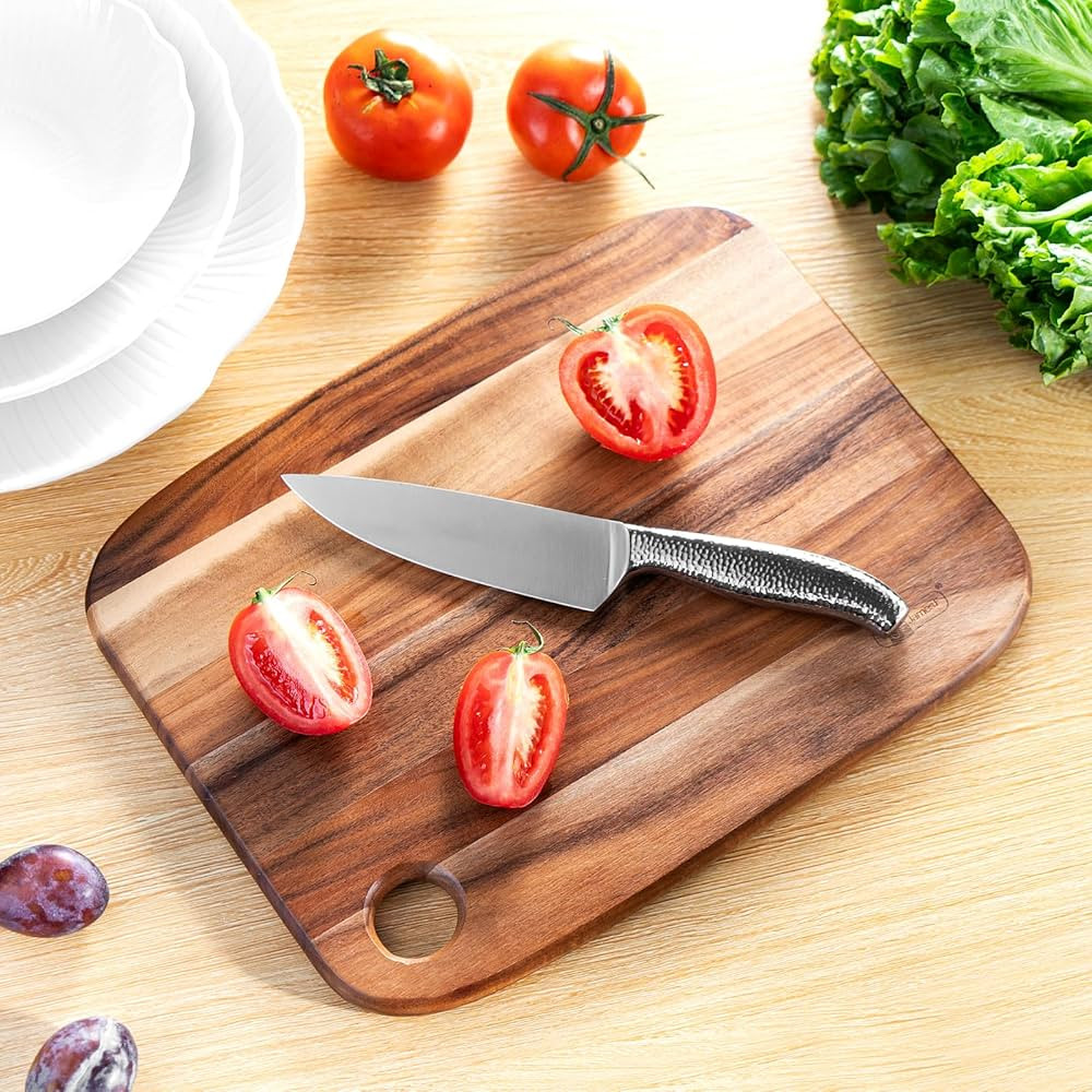 Small Wood Cutting Board for Kitchens,JF JAMES.F Acacia Wooden Cutting Boards with Hang Hole - Se... | Amazon (CA)
