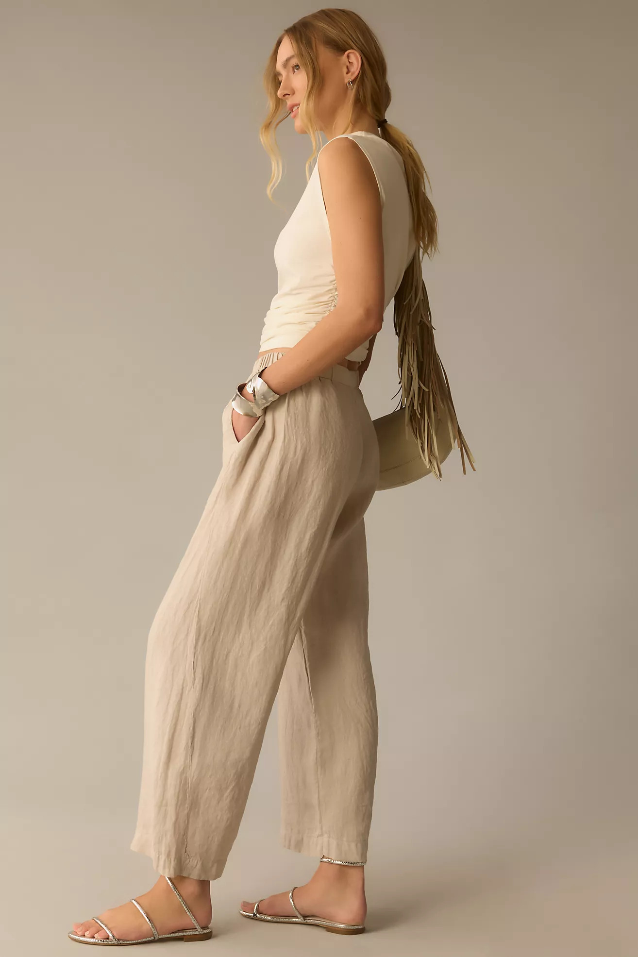 Velvet by Graham & Spencer Lola Linen Pants | Anthropologie (US)