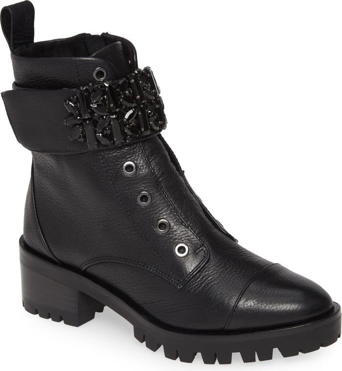 Pippa Crystal Embellished Platform Boot | Nordstrom
