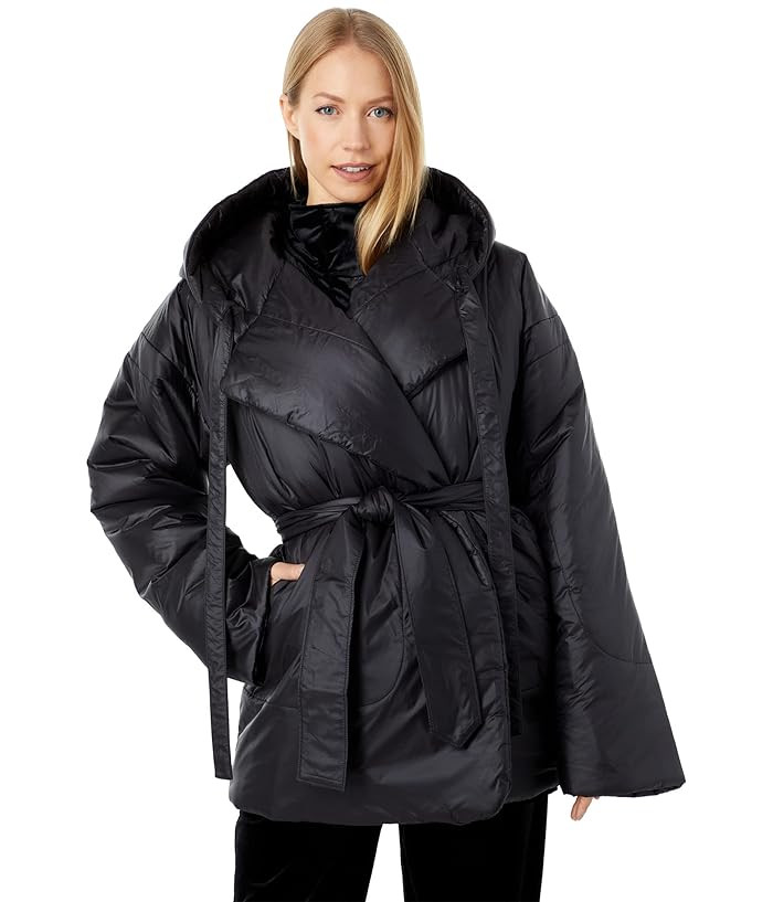 Norma Kamali Hooded Sleeping Bag Car Coat | Zappos
