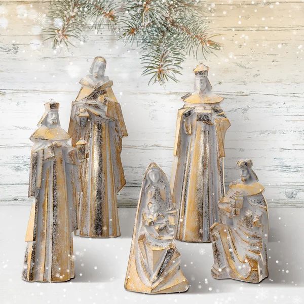 5 Piece Sleek Nativity Set | Wayfair North America
