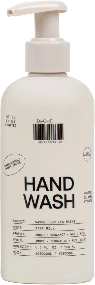 DedCool Hand Wash | Xtra Milk | Squalane, Aloe & Marshmallow Root | Gentle, Hydrating Cleanser | ... | Amazon (US)