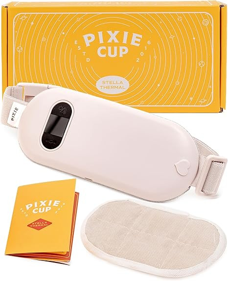 Pixie Period Heating Pad For Cramps - Herbal Pack For Enhanced Relief - Longest Lasting Battery -... | Amazon (US)