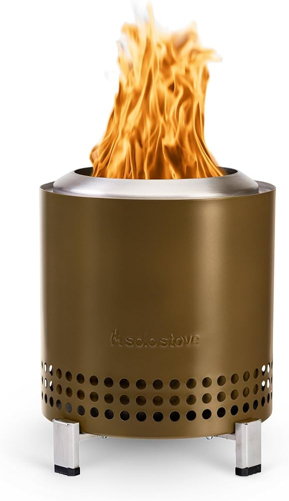 Solo Stove Mesa XL, 7 Inch Tabletop Fire Pit with Stand - Smokeless, Stainless Steel Fire Pit for... | Amazon (US)