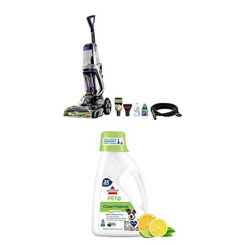 Bundle of BISSELL ProHeat 2X Revolution Pet Pro Plus, 3588F, Upright Deep Cleaner + Bissell Clean & Natural Upright Carpet Cleaning Formula, 48 oz | Amazon (US)
