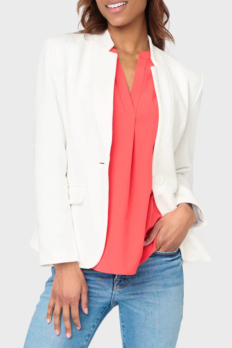 Notch Collar Blazer | Gibson