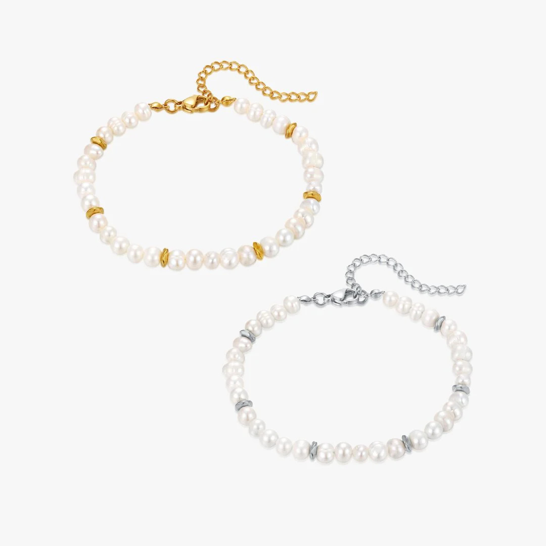 Athena Pearl Bracelet (Greek Inspired Collection) | Flaire & Co.