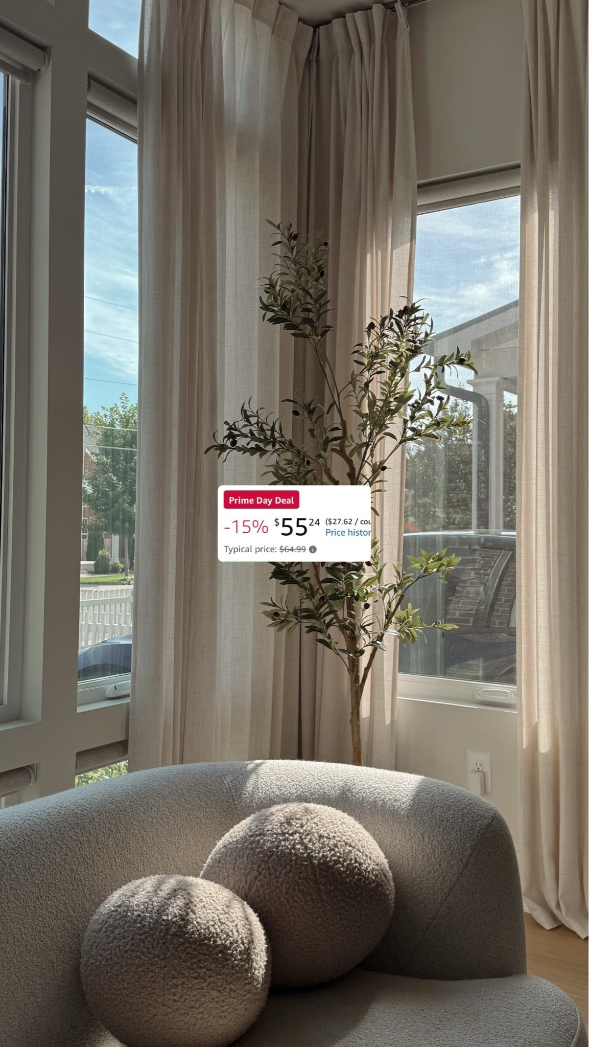 Designer like drapes at a fraction of the cost! 

Color is birch! 

#amazon #primeday #drapes #curtains