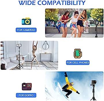 62" Phone Tripod & Selfie Stick, Sensyne Extendable Cell Phone Tripod Stand with Wireless Remote ... | Amazon (US)