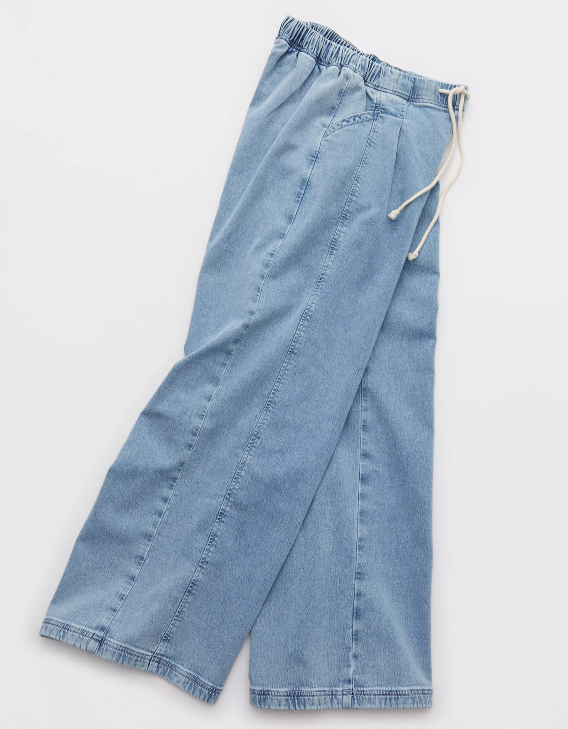 Aerie Daydream Denim Stretch Trouser | Aerie