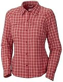 Columbia Women's Silver Ridge Plaid Long Sleeve Shirt (Extended Size), Red Hibiscus Small Plaid, 2X | Amazon (US)