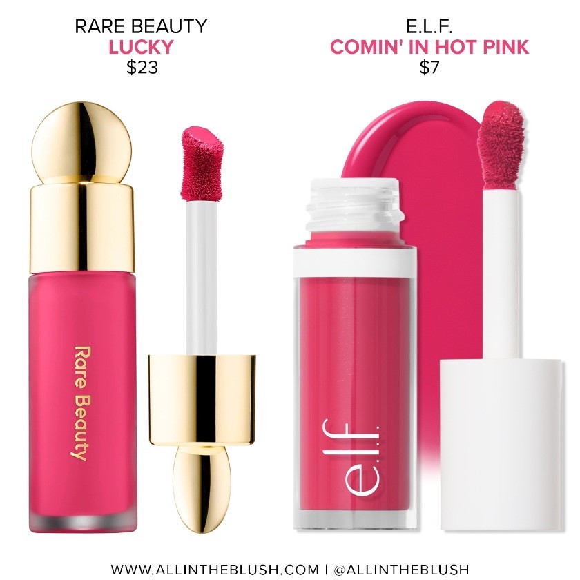 Affordable alternative for Rare Beauty’s Soft Pinch Liquid Blush in “Lucky”: e.l.f. Cosmetics Camo Liquid Blush “Comin’ In Hot Pink”

#LTKBeauty #LTKSaleAlert #LTKgrwm