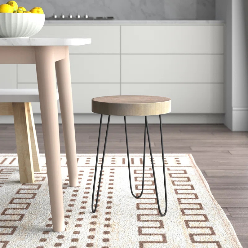 Amarian 19'' Tall Solid Wood 3 Legs End Table | Wayfair North America