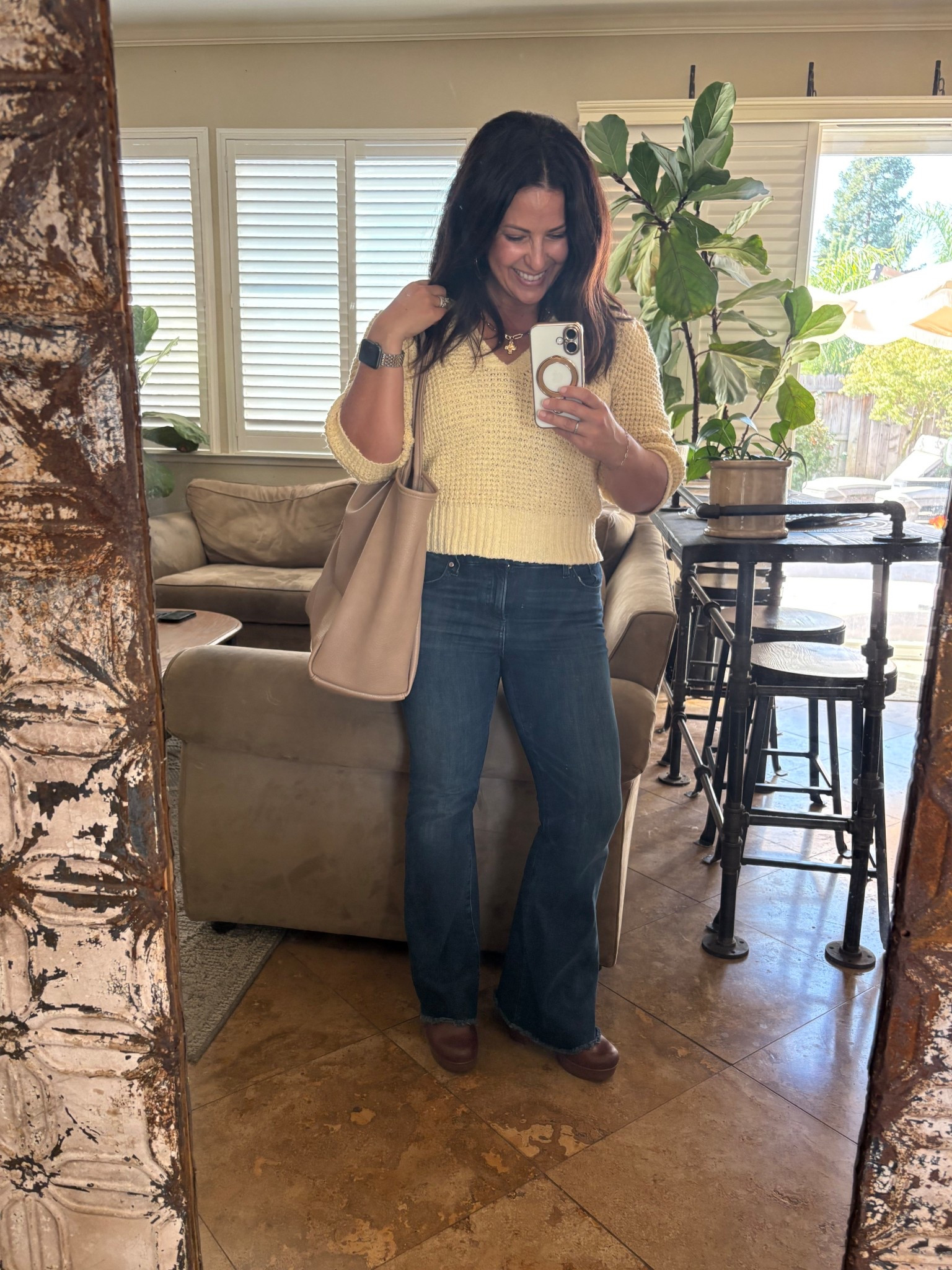 Spirit day of blue and gold today at school! I love these clogs, they are so comfy and run tts. I don’t know if flare/bootcut jeans are in style but I still love them! 

Teacher style 

#LTKOver40 #LTKPetite #LTKWorkwear