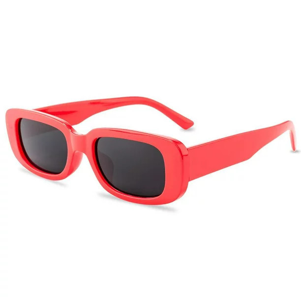 Polarized Wrap Around Fashion Sunglasses red Frame Black Lenses for  Women | Walmart (US)