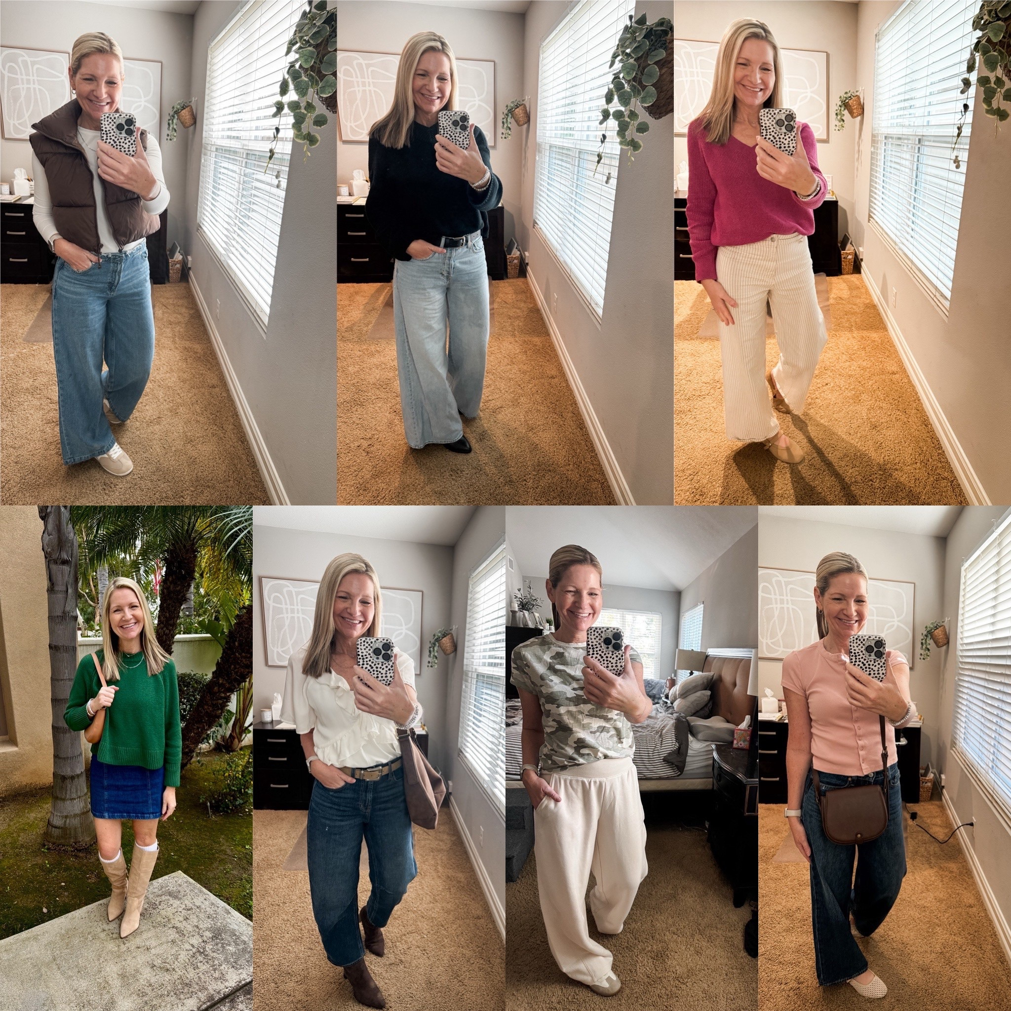Weekly outfit round-up! From the coziest new Aerie pants, a new barrel jean from Old Navy and restyling my Gap denim dress with a new sweater, there was a little bit of everything. 

#LTKWorkwear #LTKOver40 #LTKootd