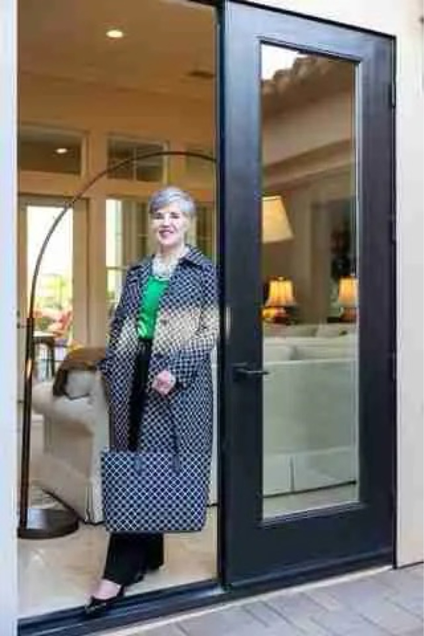 Do you need a new spring work look? Or a perfect outfit for a shower luncheon? I’ve got you covered with this gorgeous @talbots green bateau neck tee (comes in other colors too!). Add the terrific black jacquard coat and tote. My wide-leg pants are actually from a VERY AFFORDABLE @amazonfashion 2 piece sweatsuit! I loved the drape and the fabric feels so luxurious! Lastly, black pumps and a terrific multi-strand pearl choker ($26.50!!).
#chicoutfit
#frenchstyle
#whatpeoplearewearing
#parisianstyle
#fashioninspo
#frenchgirlstyle #styleagram 
#stylebook
#stylebible
#stylefashion
#outfitshot
#styleaddict
#jcrewfactory 
#nordstrom
#macysstylecrew
#talbotsofficial 
#jjillstyle
#getreadywithme 
#styletips
#grwm
#styleblogger
#springfashion
#casualandchic 
#ltkover40
#ltkover50
#ltkspring
#ltkshoecrush 
#ltkitbag
#nudeShoes
#whitejeans