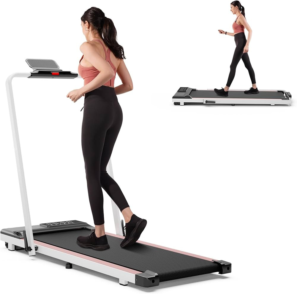 DeerRun 3 in 1 Walking Pad Treadmill, 300 Weight Capacity Foldable Treadmill, 3.0HP Low Noise Und... | Amazon (US)