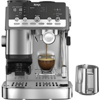 Ninja Luxe Café Mini Plus Espresso Machine in Silver | ES352UK | by SharkNinja | Shark Ninja UK