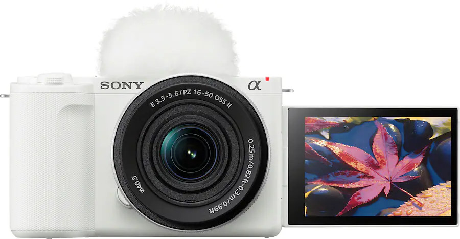 Sony - Alpha ZVE10 II: APS-C Content Creators’ Camera Kit - White | Best Buy U.S.