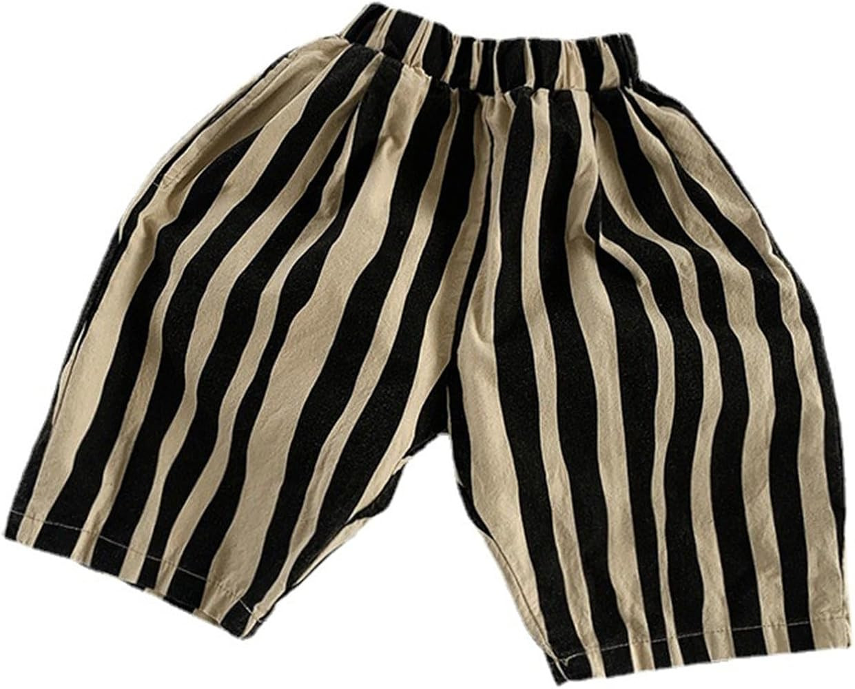 Boys' Cotton Linen Harem Bloomers Pants for Baby Toddler Striped Bloomer Elastic Basic Harem Pant... | Amazon (US)