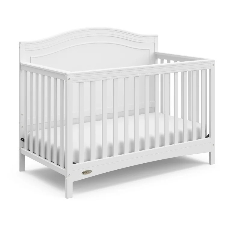 Graco Paris 4-in-1 Convertible Baby Crib, White | Walmart (US)