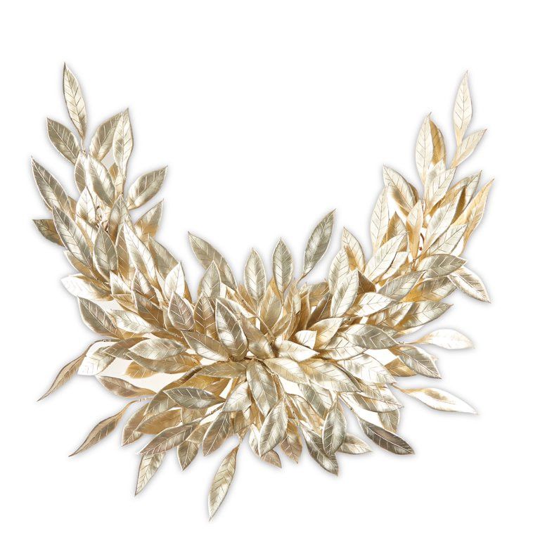 Holiday Time Gold Half Wreath, 20-inch | Walmart (US)