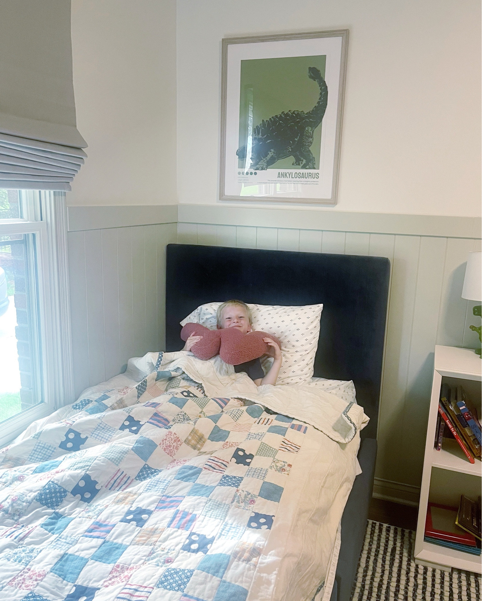 The cutest boys room for my nephews! Walls are SW Alabaster (top) and SW Useful Gray (bottom).

#LTKBacktoSchool #LTKKids #LTKFamily