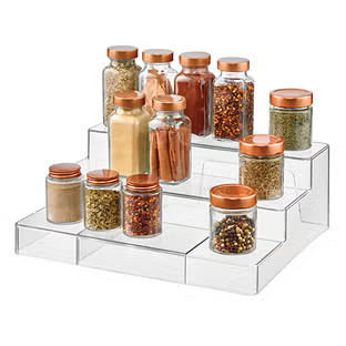 THE HOME EDIT® 3-Tier Expandable Shelf Clear | The Container Store