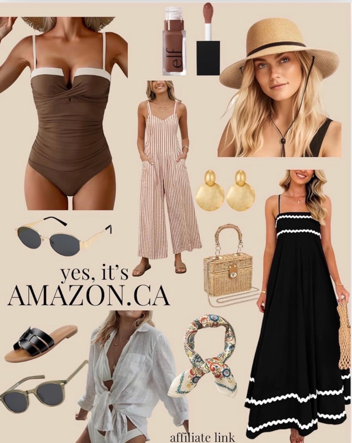 the best Amazon Canada summer friends! Swim, jumpsuits, purses, accessories, slides, scarves, dresses

#LTKsummer #LTKcanada #LTKdresses