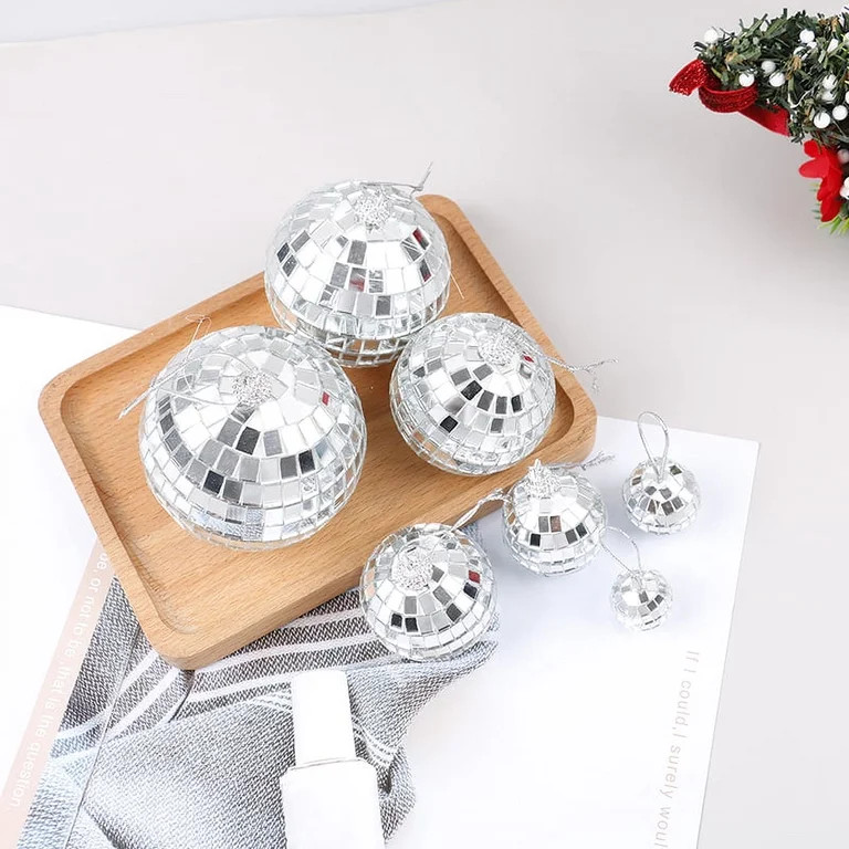 Buytra Christmas Ball Ornaments 2-8cm Mini Disco Mirror Ball Christmas Tree Decoration - Walmart.... | Walmart (US)