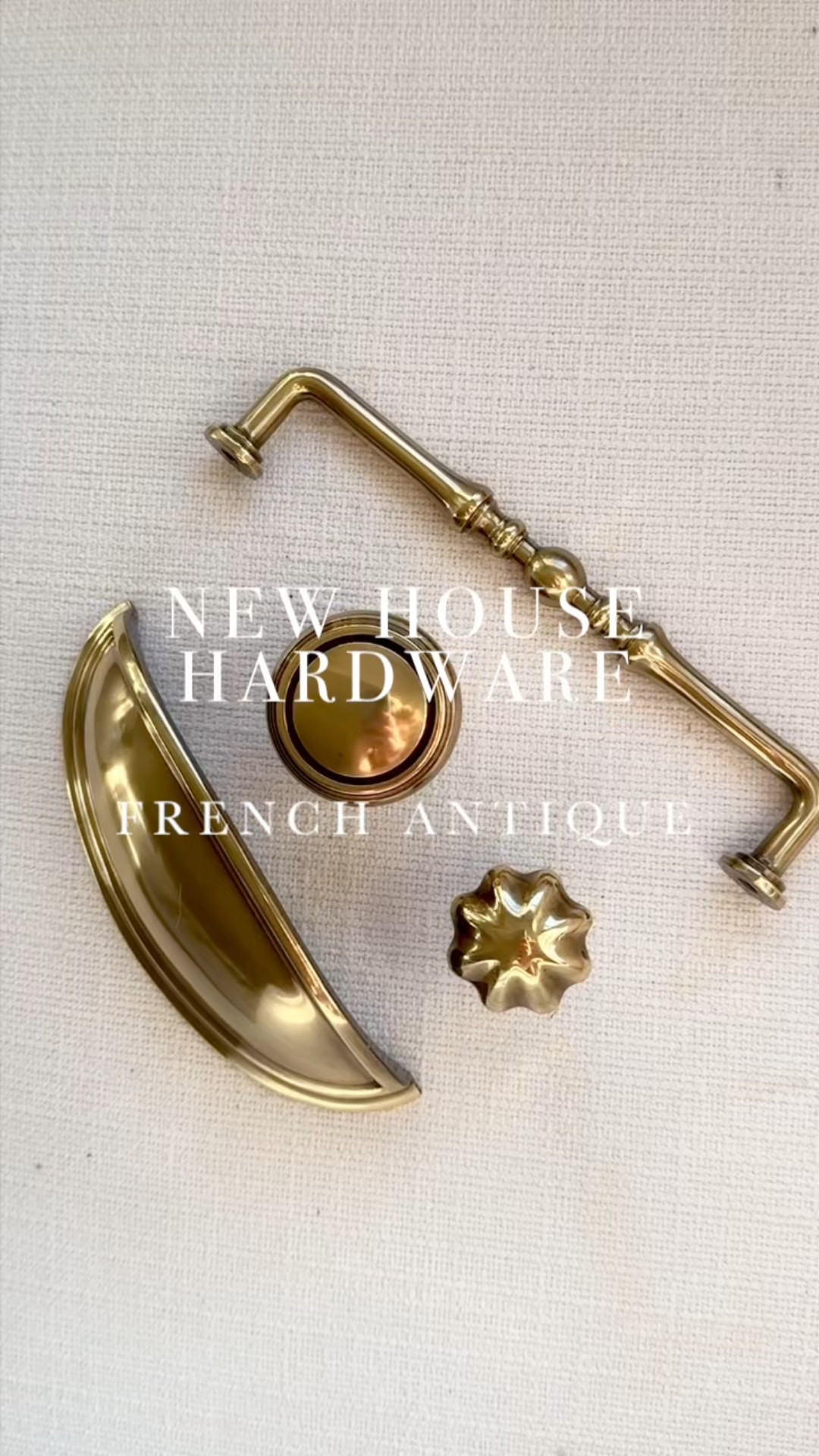 Emtek French antique hardware: 4” cup pull, 1.625” x 1.5” round cabinet knob, 1.25” x 1.25” melon cabinet knob, 6” spindle cabinet pull 

Kitchen hardware, brass hardware, home kitchen cabinet pulls and knobs 

#LTKHome #LTKSeasonal #LTKSaleAlert