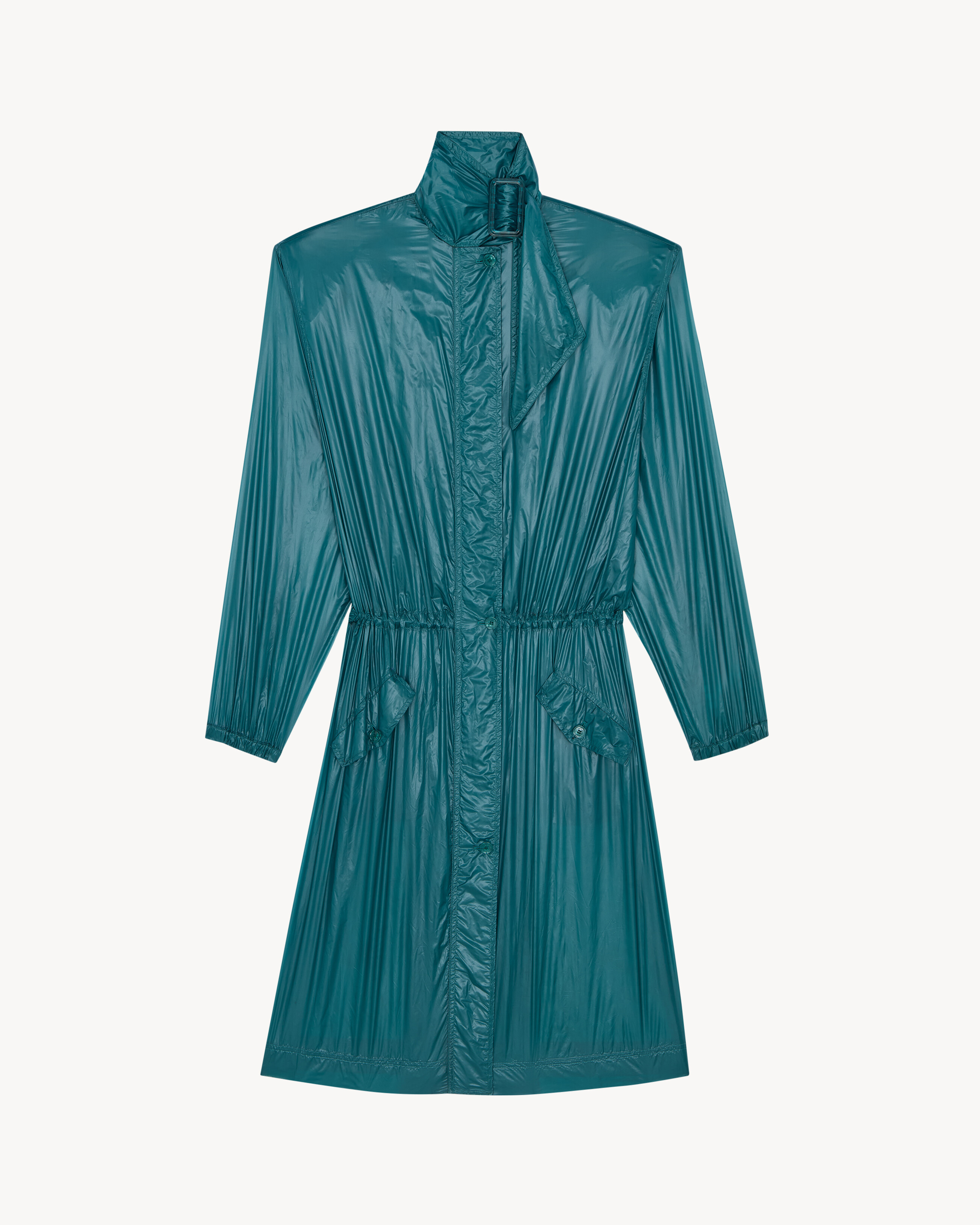 lavallière trench coat in nylon | Saint Laurent Inc. (Global)