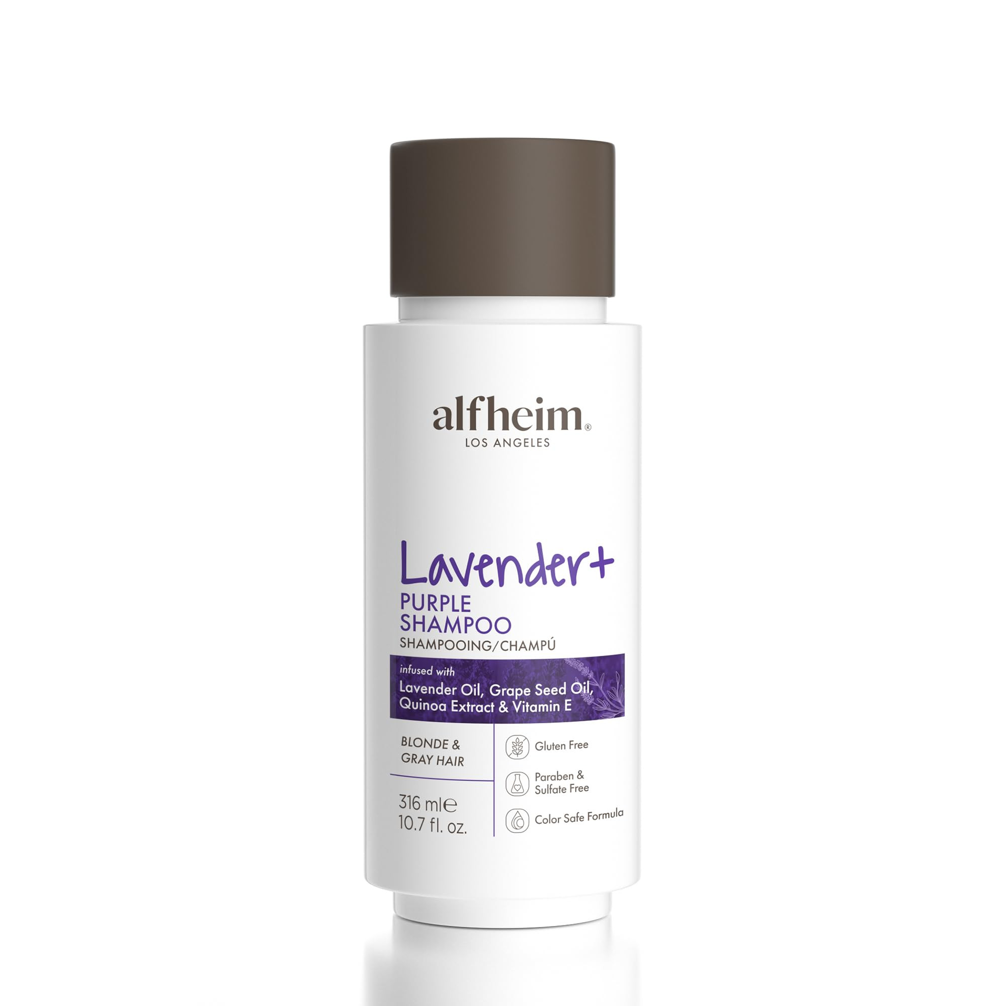 Lavender+ Purple Shampoo | Neutralizes Brass & Yellow Tones | Sulfate-Free, Color-Safe Formula | ... | Amazon (US)