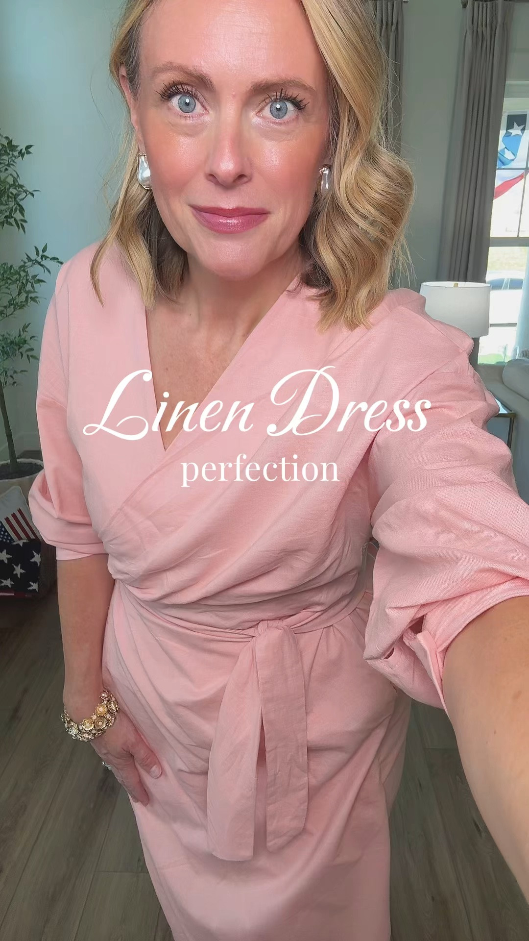 Linen wrap dress from Style We. Use the code “britt20” 

I’m in a size medium

#LTKootd #LTKOver40 #LTKMidsize