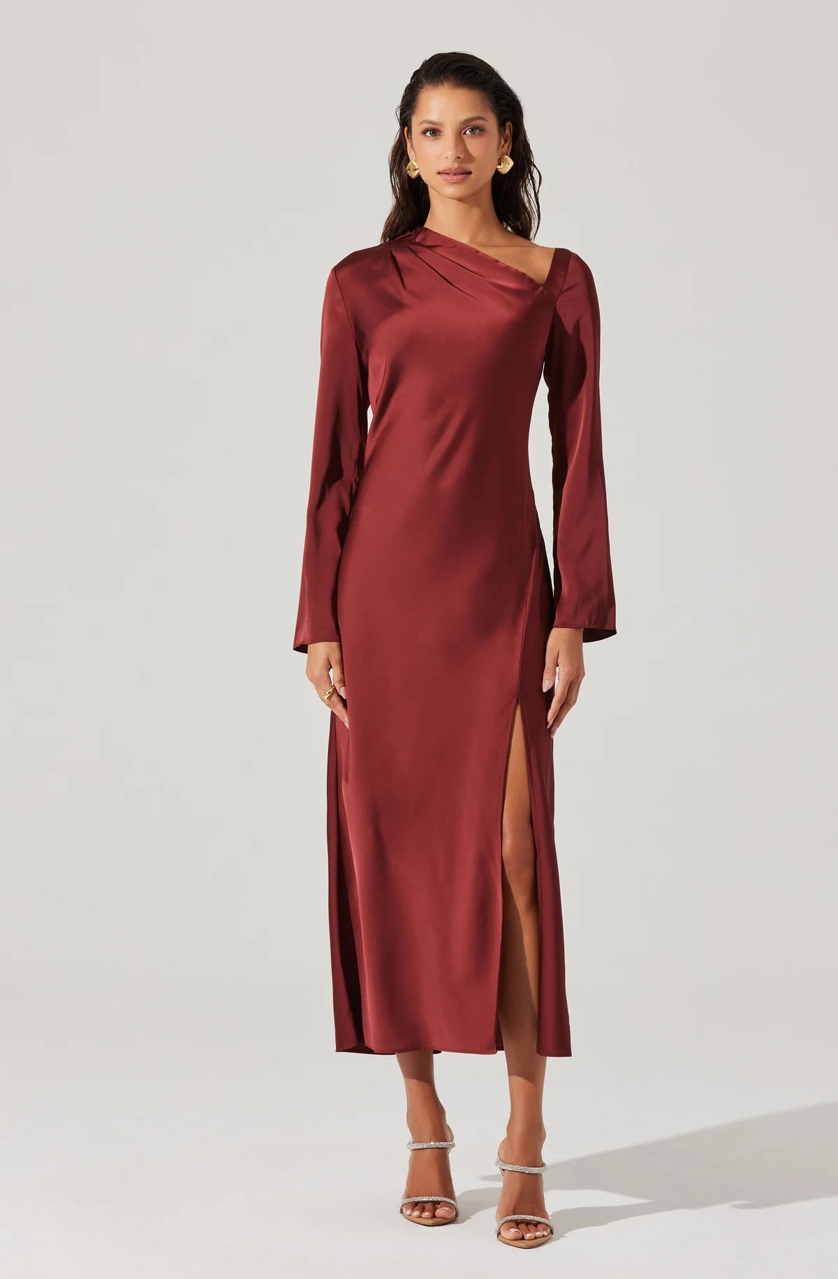 Catriona Satin Maxi Dress | ASTR The Label (US)