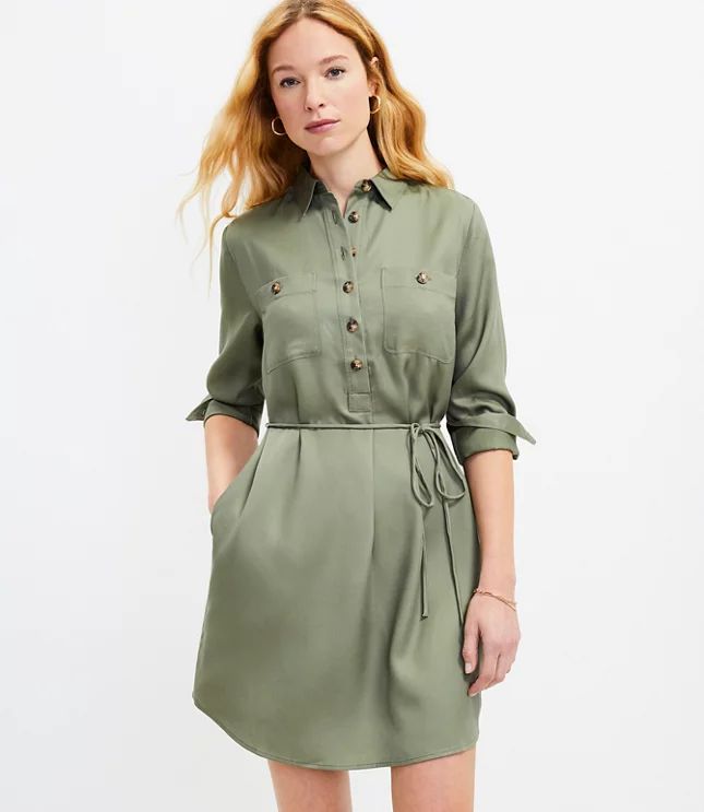 Pocket Shirtdress | LOFT