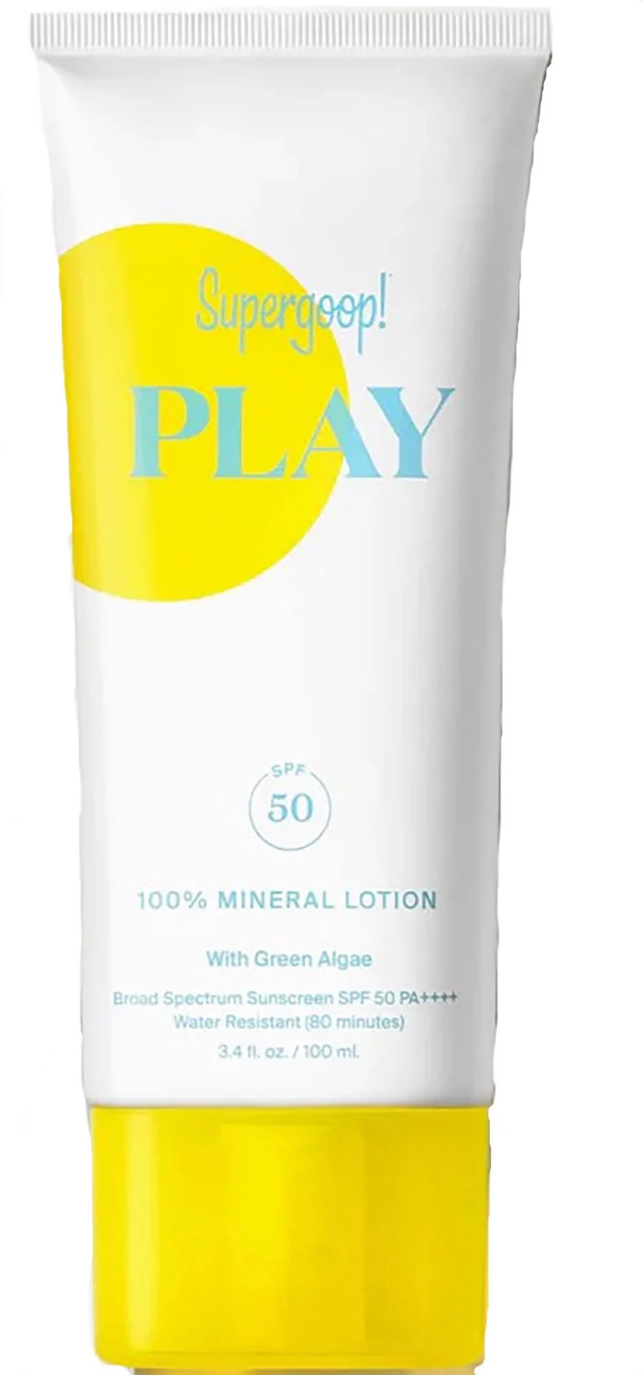 Supergoop! Play 100% Mineral Lotion SPF 50, 3.4 OZ, Green | Dick's Sporting Goods