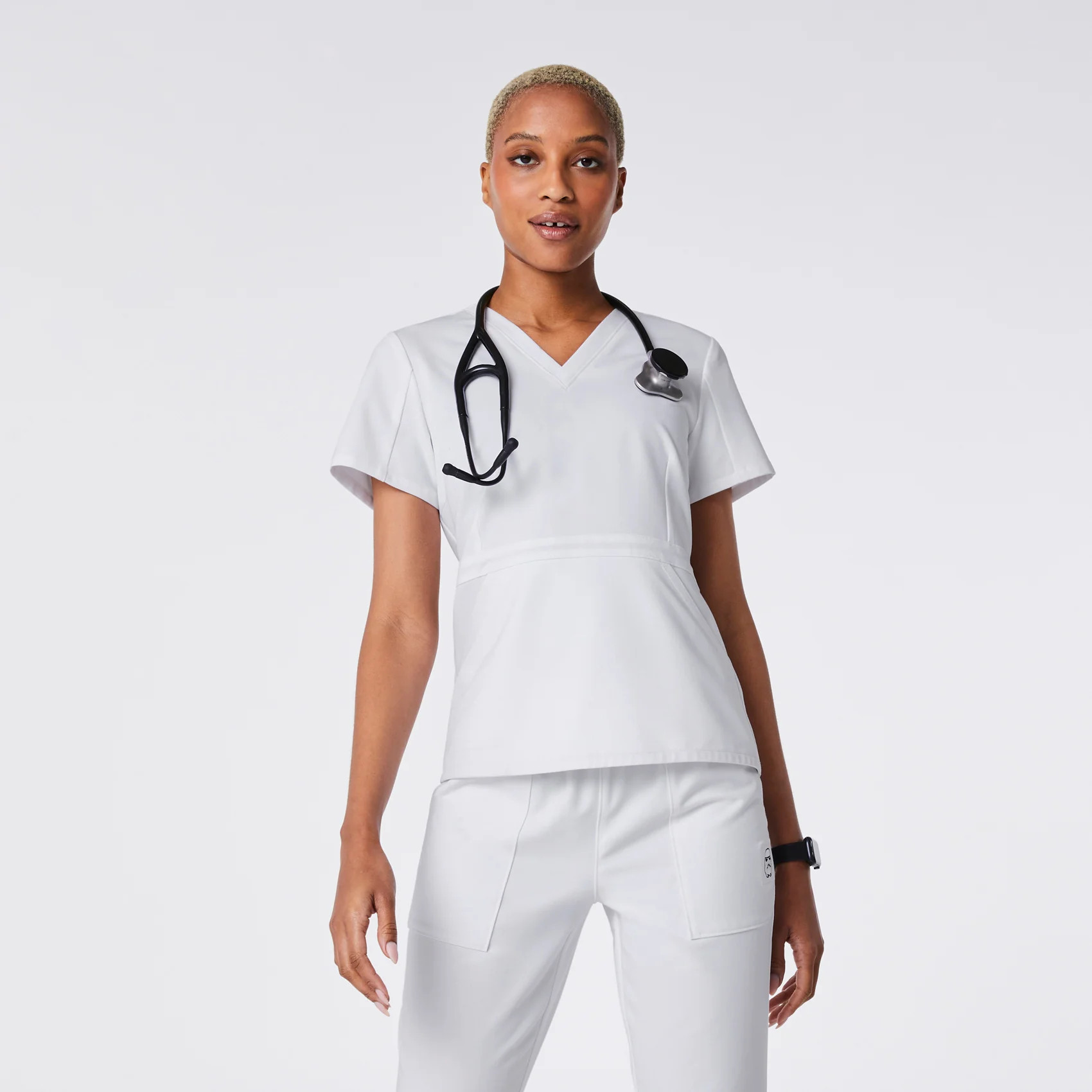 Womens STAR WARS V-Neck Scrub Top™ - Stormtrooper White · FIGS | FIGS