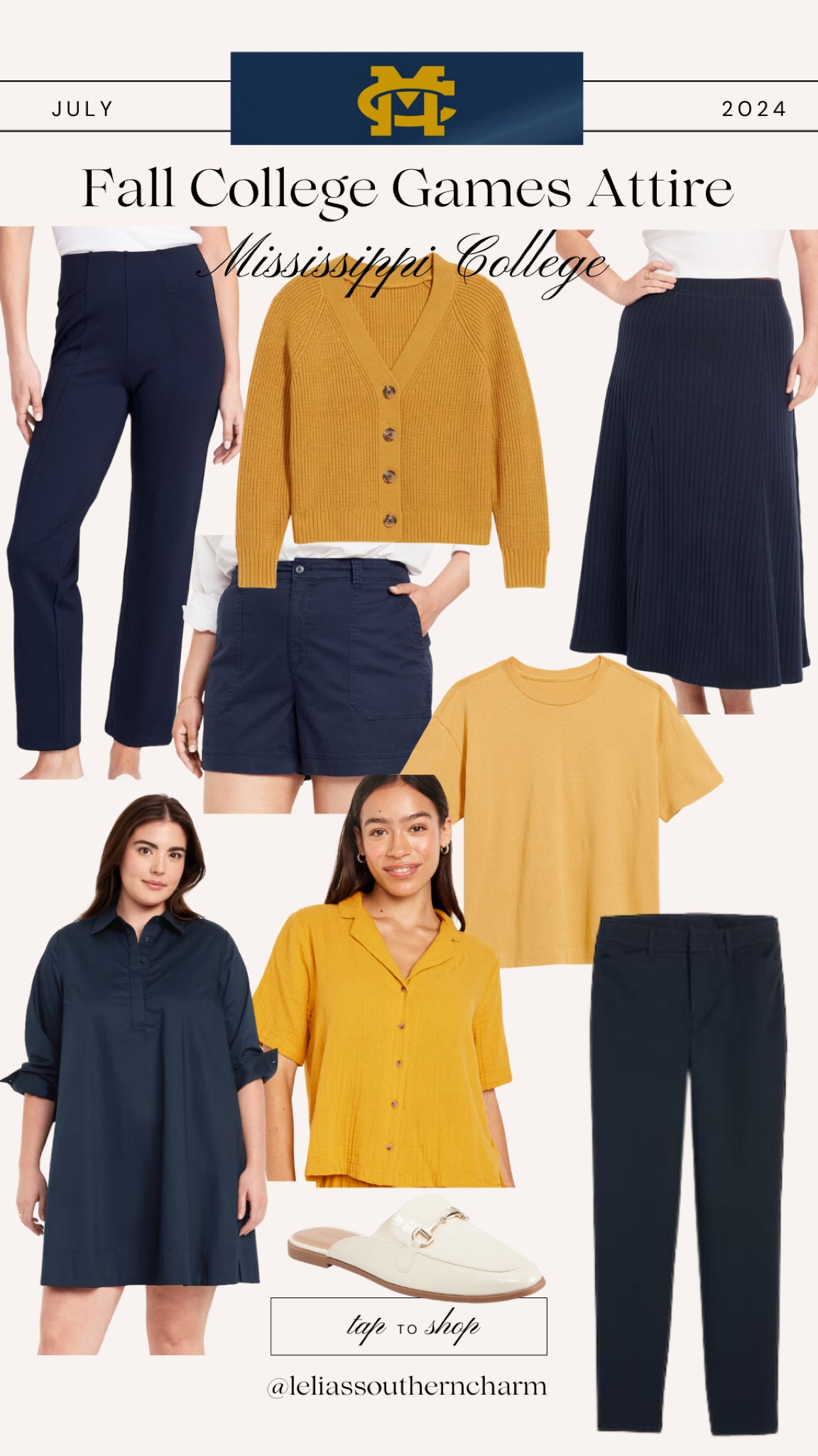 Let’s go Choctaws!! Blue and Gold for Mississippi College Fall football games and homecoming! 

#LTKSaleAlert #LTKBacktoSchool #LTKFindsUnder50