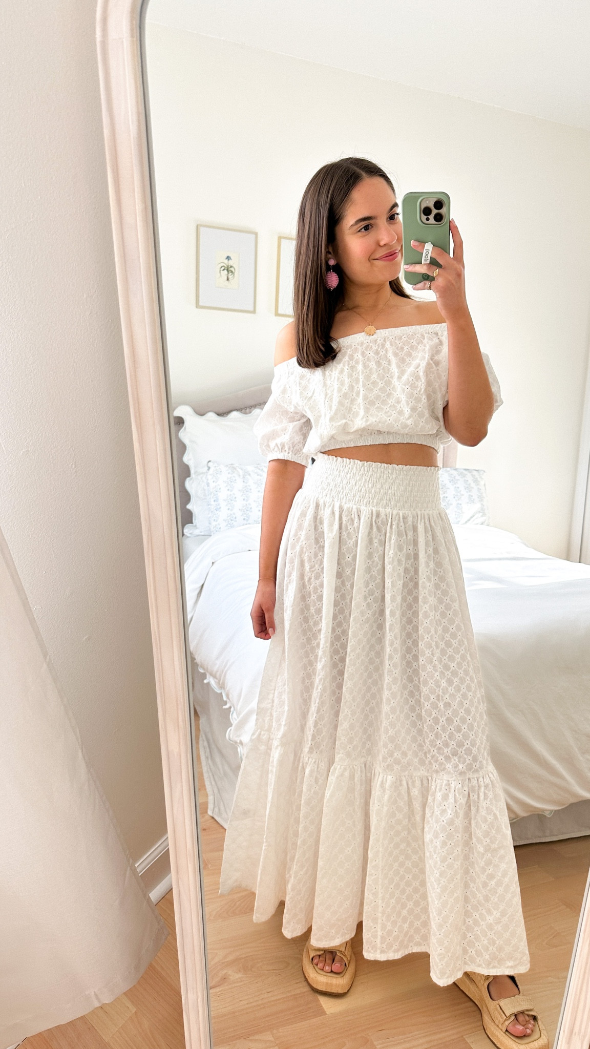 Lauren Top and Skirt. Eyelet matching set for summer 

#LTKSeasonal #LTKstyletip