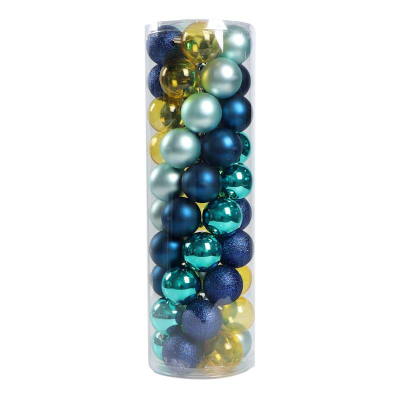 50-Count Shatterproof Ornaments, 2.36" | At Home