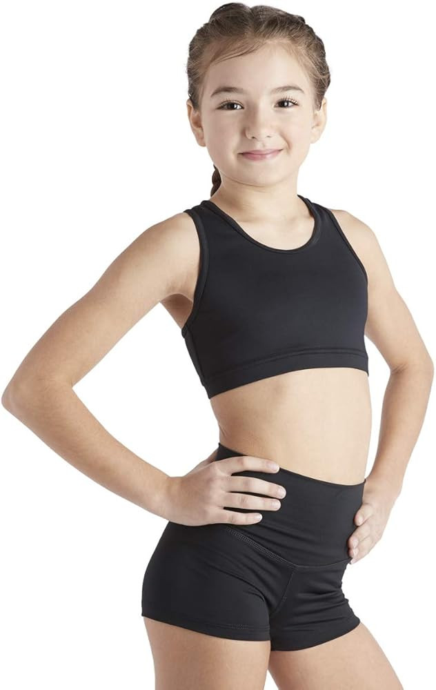 Liakada Girls Stylish & Supportive Basic Sports Bra with Integrated Bra Shelf Liner Dance, Gym, Y... | Amazon (US)