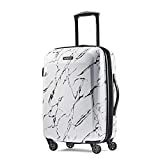 American Tourister Moonlight Hardside Expandable Luggage with Spinner Wheels, Marble, Carry-On 21-In | Amazon (US)