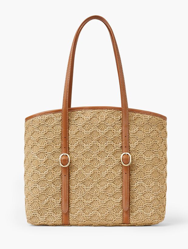 Woven Straw Tote | Talbots